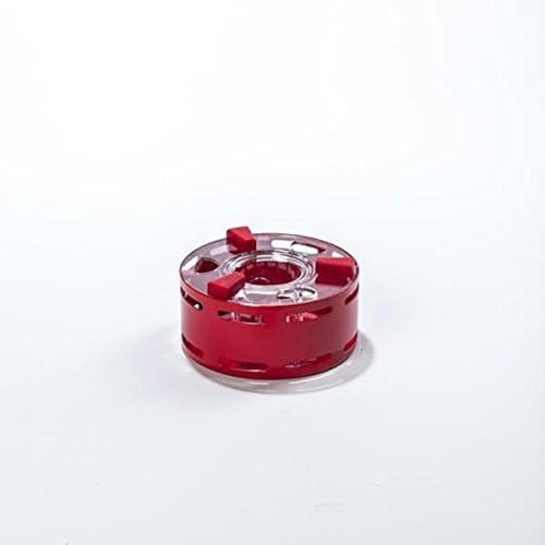 QDO Teelicht, Glas, rot red, 12cm von QDO