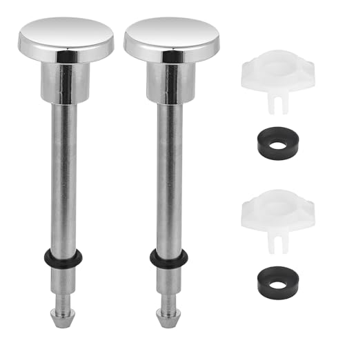 QDOCURO Universelles 2-teiliges Wannen-Auslauf-Reparatur-Set, inklusive 2 x Umstellventilschäfte, 2 x Tore und 2 x Tassendichtungen, Badezimmer-Dusche, Badewanne, undichte von QDOCURO