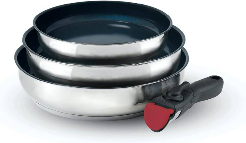 QDesign by Sauter Pfannen-Set QDesign mit abnehmbarem Griff, Edelstahl 18/10 (4-tlg) von QDesign by Sauter