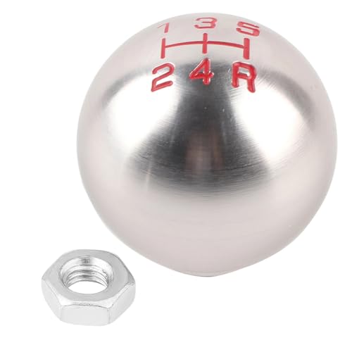 QDouiMOO Aluminium 5/6 Geschwindigkeit M10X1.5 Typ-R für JDM Ball Form Schaltknauf für Civic Fit FD2 FN2 EP3 DC2 DC5 S2000 F20C Auto SchaltknüPpel von QDouiMOO