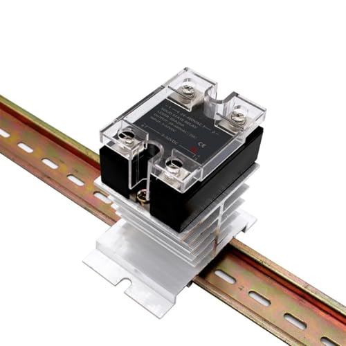 10A 25A 40A 0-10V 4-20mA 0-5V Regler DA AA DD VA Einphasig SSR mit Kühlkörper 1St(40A,AC control AC) von QEJBQKWU