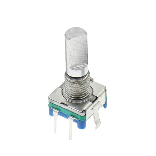 20 Position 360 Grad Drehgeber EC11 5Pin Griff lang 15/20MM mit einem eingebauten Druckknopfschalter 40Pcs(20mm Half shaft) von QEJBQKWU