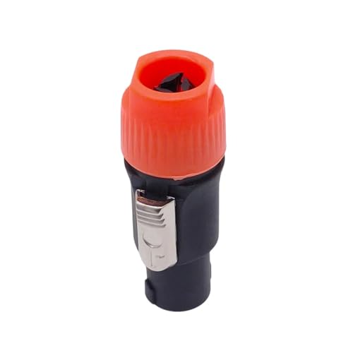 4 Pins Stecker NAC3FCA Männlichen for Elektrische Bohrer LED Bildschirm Bühne Beleuchtung Power Anschluss 1Pcs(C-Orange) von QEJBQKWU