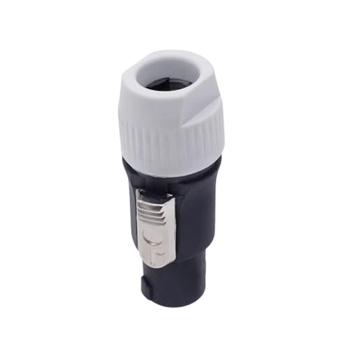 4 Pins Stecker NAC3FCA Männlichen for Elektrische Bohrer LED Bildschirm Bühne Beleuchtung Power Anschluss 1Pcs(C-White) von QEJBQKWU