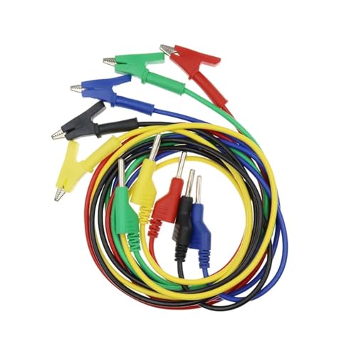 4MM Test Kabel Banana Zu Krokodil Clip Test Sonde Blei Draht 1M 1Pcs(Black) von QEJBQKWU