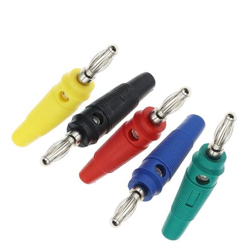 4mm reines Kupfer Musical Lautsprecher Kabel Draht Pin Bananenstecker 10 Stücke(2 x 5 colours) von QEJBQKWU