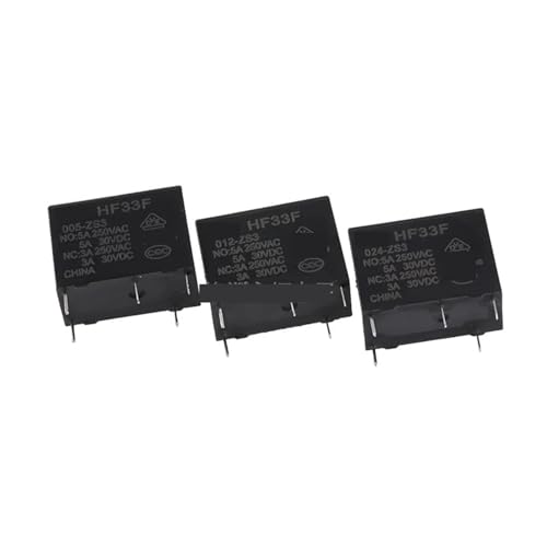 5 Stück HF32F-G JZC-32F HF32F - 005 012 024 - HS / HS3 / ZS3 3A 5A 10A 250VAC 4PIN 5PIN Relais(HF32F-005-ZS3 3A) von QEJBQKWU