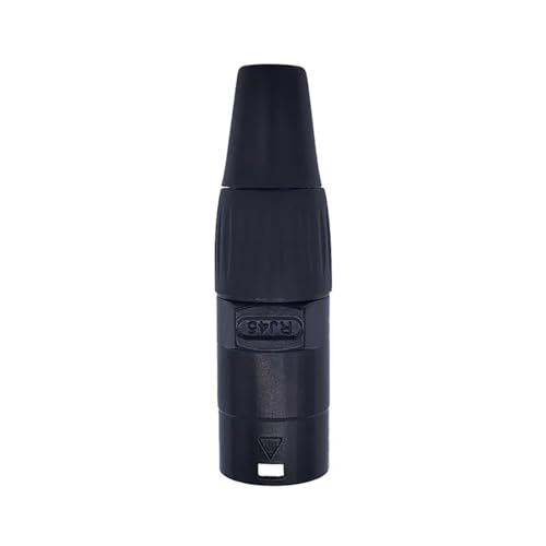 8p8c RJ45 Netzwerkanschluss IP65 D Steckdosenleiste Ethernet-Anschluss 10 Stücke(10xblack plug) von QEJBQKWU