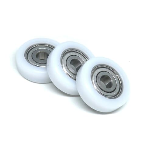 BS62626-10 6x26x10 Beschichtete Flachrolle 26mm Kunststofflager 6 * 26 * 10 Kleiderschrank bewegliche Türrolle 4Stk(BS600032-10 10x32x10) von QEJBQKWU