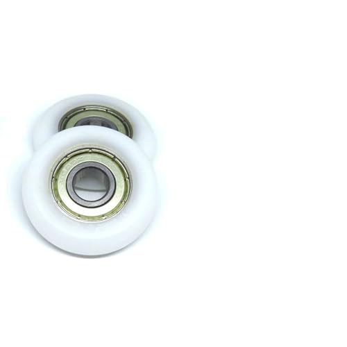 BSR62630-10 30 mm beschichtete Rollen mit 6 x 30 x 10 mm runden Nylon-Riemenscheiben for Schubladenführung und Ruderrad, 1 Stück(8x28x10mm) von QEJBQKWU