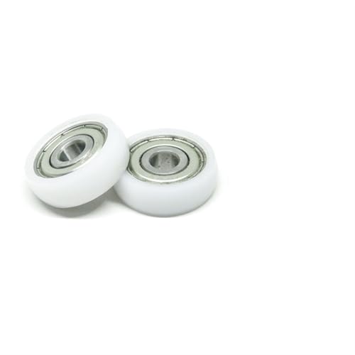 BSR68618-6 6 x 18 x 6 Lagerrolle, 18 mm Durchmesser, Aluminiumprofil, Führungsrad, 6 x 18 x 6 3D-Drucker-Riemenscheibe, 4 Stück(BSR68618-6 6x18x6mm) von QEJBQKWU