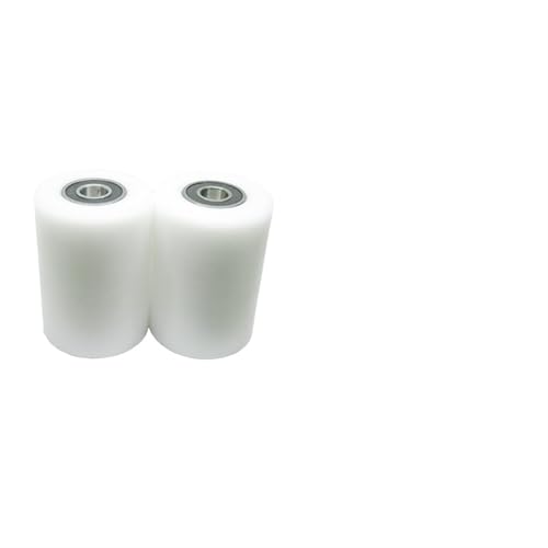 BST62635-50 6 * 35 * 50 Doppellager-Flachführungsrad, Außendurchmesser 35 mm, beschichtete Rolle, 6 x 35 x 50 Nylonrad, 1 Stück(6x35x30mm) von QEJBQKWU