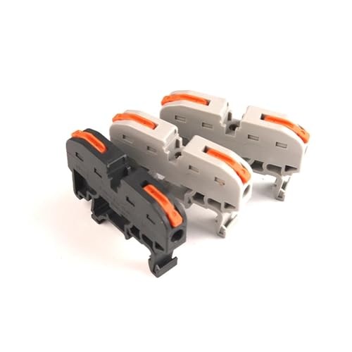 Boxed Wire Connector Terminal Block 211Quick Wiring Compact Splicing Cable Connector Terminal Block 20Pcs(211 Gray boxed) von QEJBQKWU