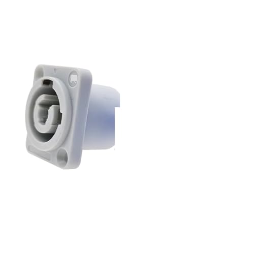 Bühnenlicht LED Stromkabel Buchse 3 Pin Panel Professional Audio Power Connector 1 Stücke(GRAY) von QEJBQKWU