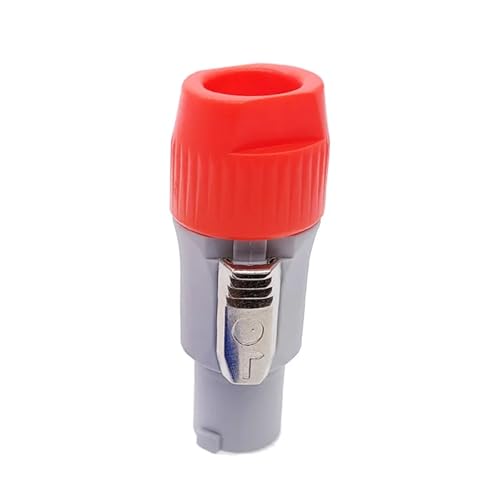 Bühnenlicht Led PowerCon-Anschluss 20A Kabel Speak-ON-Anschlüsse 250V Powercon 3 Pin 1Pcs(Orange-Gray body) von QEJBQKWU