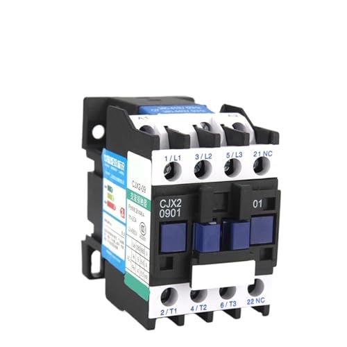 CJX2-0901/0910 50/60HZ 9A AC Schütz Din-schiene montiert 3P + 1NO Normal Offen Schütz 24V-380V 1St(CJX2 24V NC) von QEJBQKWU
