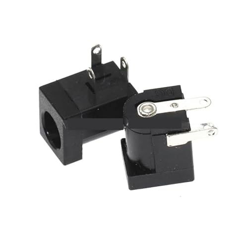 DC-005 DC-Steckdose 5,5 * 2,1 mm Rundlochbuchse 3-polig 5,5 x 2,5 mm Universal-Steckdose DC005 20 Stücke(5.5x2.1mm) von QEJBQKWU