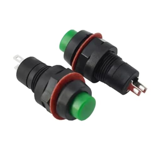 DS-211 DS-213 10mm Momentary Selbsthemmend Druckschalter 2PIN 1 Stücke(DS-211 Green) von QEJBQKWU