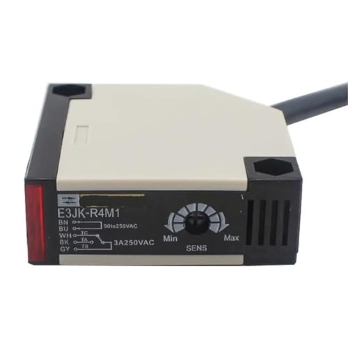E3JK-R4M1 DC 12-24V AC 90-250V Näherungsschalter Retroreflektierender optischer Sensorschalter mit 2M Kabel 1 Stücke(AC90-250V) von QEJBQKWU