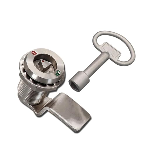 Edelstahl Dreieck Locker Teleskop Sicherheit Schloss for Türen Dreieck Elektrische Schrank Mülleimer Schlösser(3sets-Stainless S) von QEJBQKWU