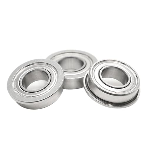 Edelstahl-Flanschlager SF685ZZ F628/5 LF1150 5 * 11 * 5, SF6800ZZ F6800-2RS LF1910 10 * 19 * 5, SF607ZZ 7 * 19 * 6mm 10 Stücke(SF685ZZ) von QEJBQKWU