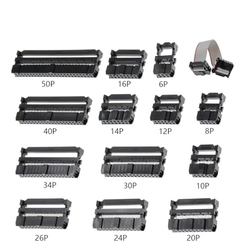 FC-6P FC-8P FC-10P FC-14P FC-16P Zu FC-40P IDC Buchse 2x5 Pin Dual Pitch 2,54mm IDC Stecker 10-pin Kabel Buchse 5Pcs(30P) von QEJBQKWU