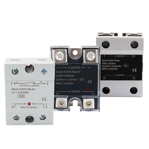Halbleiterrelais SSR 10DD 25DD 40DD 60DD 80DD 100DD 120DD 200DD 240DD DC-Steuerung DC SSR 5 VDC 12 VDC 24 VDC 60 VDC 220 VDC 1 Stück(LC-1-220 Series,DD 120A) von QEJBQKWU