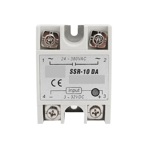 Halbleiterrelais SSR-25DA 25A SSR-10DA SSR-40DA 5-24VDC BIS 24-380V AC SSR 25DA6-20mA 1St(SSR-10DA) von QEJBQKWU