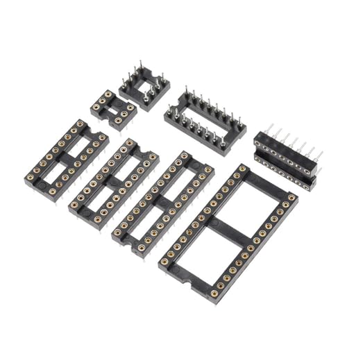IC-Sockel DIP6 DIP8 DIP14 DIP16 DIP18 DIP20 DIP28 DIP40 Pins Anschluss DIP-Sockel 6 8 14 16 18 20 24 28 40 10 Stücke(2.54MM Round foot,40P) von QEJBQKWU