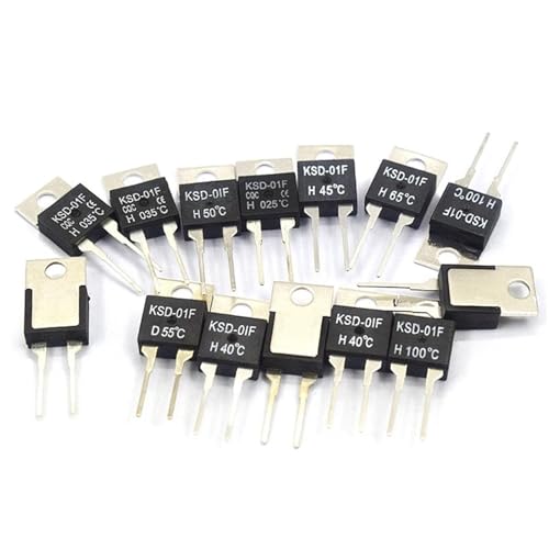 KSD-01F40 50 60 100 Grad Celsius NC Öffner D 1.5A Thermoschalter Temperatursensor Thermostat JUC-31F 1 Stücke(125C) von QEJBQKWU