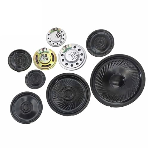 Kleine 8 Ohm 0,5 W Lautsprecher 20/23/28/30/40/50MM 2CM 3CM 4CM 5CM Audio Lautsprecher 8R 0,5 Watt Sound Verstärker for Türklingel 2Pcs(50MM) von QEJBQKWU