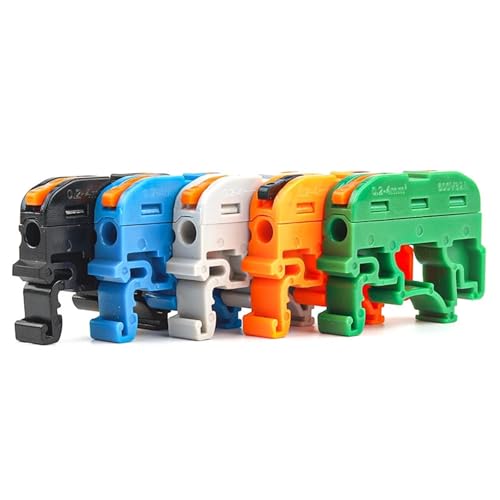 Klemmenblock-Drahtverbinder 211 Schnelldraht Kompakter Spleißleiter Schneller Kabelverbinder Leiter 5St(211G,10PCS) von QEJBQKWU