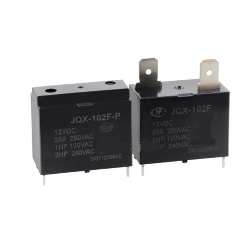 Klimaanlage Warmwasserbereiter Relais HF102F- JQX-102F-12VDC JQX-102F-P-12VDC 4PIN 20A 2 Stücke(JQX-102F-12VDC) von QEJBQKWU