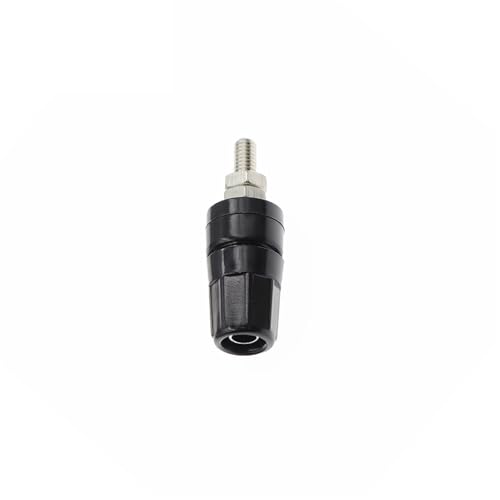M4X36 Reinem Kupfer Terminal 4MM Banana Jack Buchse 20A Binding Post Banana Stecker 5Pcs(Black) von QEJBQKWU