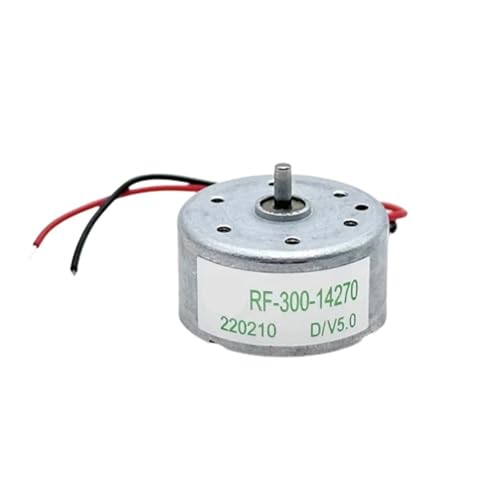 RF-300-14270 300 Motor DC 1,5 V 3 V 3,7 V 5 V 9000 U/min 24 mm runder Spindelmotor Metallbürste 1 Stück von QEJBQKWU