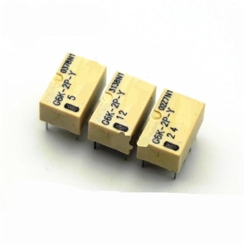 Relais G6K-2F 2P-Y-3VDC 4.5VDC 5VDC 12VDC 24VDC DIP SMD 8PIN 10St(G6K-2F-Y-12VDC) von QEJBQKWU