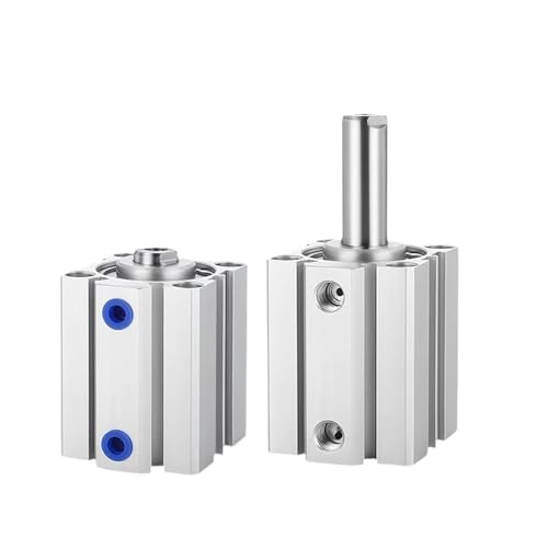SDA Kompaktzylinder SDA12 SDA16 Doppeltwirkend Pneumatischer Kolbenzylinder 1 Stücke(Stroke 20mm,Bore 12mm) von QEJBQKWU