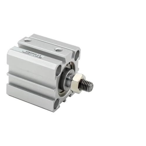 SDA12 Außengewinde Luftpneumatikzylinder Kompaktzylinder Bohrung 12mm Hub 5-50mm SDA12X5-B SDA12X20-B 1St(SDA12x20-B,Nill) von QEJBQKWU