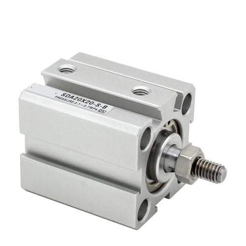 SDA63-BS Mit Magnetismus Air Pneumatische Zylinder Doppel Wirkenden Kompakte Zylinder Außengewinde 1Pcs(SDA63X30-B) von QEJBQKWU