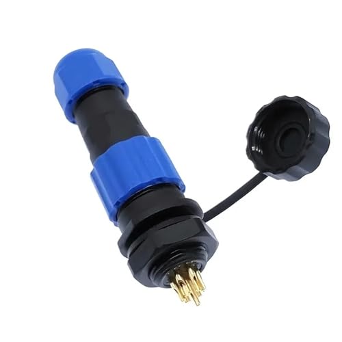Stecker IP68 SP13 2 Pin 3pin 4pin 5pin 6pin 7pin Kabel Anschlüsse Und Buchse 1Pcs(Back Nut,3P) von QEJBQKWU