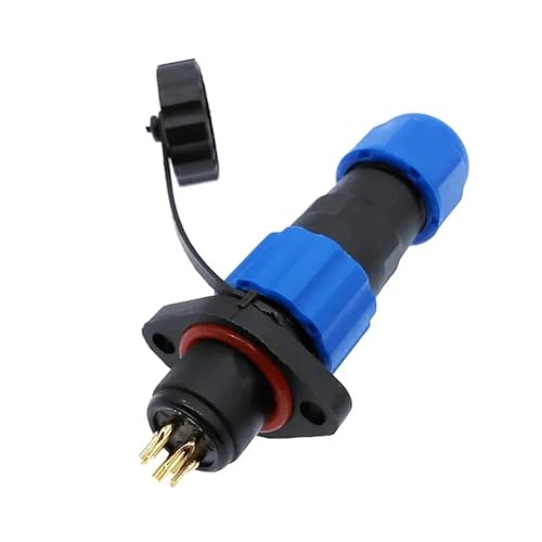 Stecker IP68 SP13 2 Pin 3pin 4pin 5pin 6pin 7pin Kabel Anschlüsse Und Buchse 1Pcs(Flange,2P) von QEJBQKWU