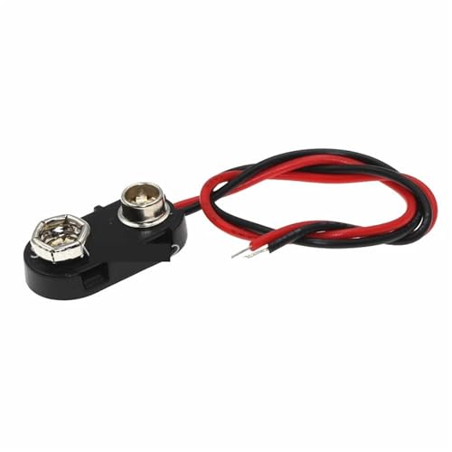 T-Typ 9V Batterie Snap Connector Clip Blei Drähte Halter Linie Länge 15CM 10Pcs T-Typ 9V Batterie Snap Connector Clip Blei Drähte Halter Linie Länge 15CM 10Pcs von QEJBQKWU