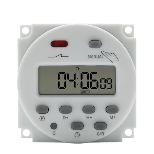 Timer 220V 110V 24V 12V CN101A Digital LCD Power Timer Programmierbare Zeitschaltuhr Relais 16A CN101 1St(110V) von QEJBQKWU