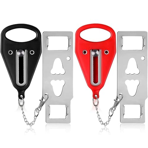 Travel Down Privacy Hotel Apartment College Home Security Tragbares Türschloss 1 Stück(XK1221-2H) von QEJBQKWU