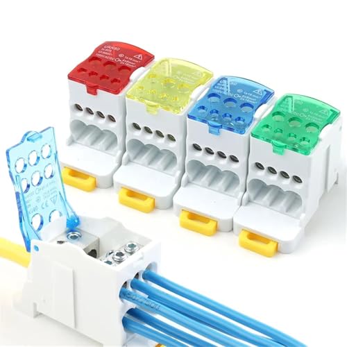 UKK 80A Schnellverteilerkasten Klemmenblock Eins Ein Mehrere Aus Universal-Stromkabel Elektrischer Anschluss 690V ﻿ 1St(UK-80A-R) von QEJBQKWU