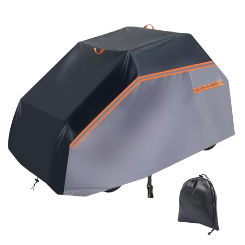 QENETY Rasenmherabdeckung, 420D robuste wasserdichte Abdeckung, winddicht, staubdicht, UV-Schutz, fr Innen- und Auenbereich, universelle Passform, Nulldrehung fr Rasenmher QENETY Rasenmherabdeckung, 420D robuste wasserdichte Abdeckung, winddicht, staubdicht, UV-Schutz, fr Innen- und Auenbereich, universelle Passform, Nulldrehung fr Rasenmher von QENETY