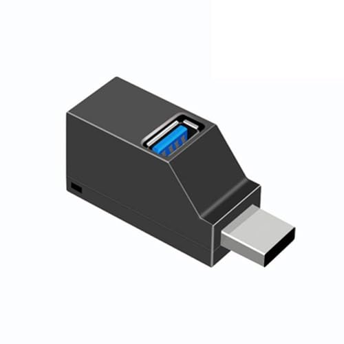 Multi USB HUB Adapter Extender Mini Splitter Box 1 zu 3 Ports High Speed USB 2.0 Q4U2 für PC Disk Laptop Card Acces U Hub Reader von QEOTOH