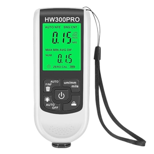 QEOTOH HW-300PRO Beschichtungsdickenmessgerät 0-2000UM Autolack Dickenprüfer Auto Messgerät Beschichtung Messung Auto Werkzeug Werkzeuge Lack von QEOTOH