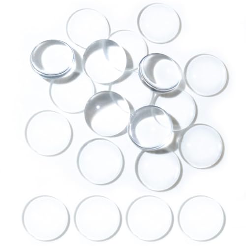 QEQSHQO 40 Stück Schutzpuffer Abstandshalter Antirutsch Pads Gummi Glas Tischplatte Greifer Silikon Punkte rutschfest mit Selbstklebend (25mm) (Transparente) von QEQSHQO