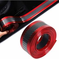 Autoaufkleber aus Kohlefaser – Türschwellenschutz – 1 Stück von QERSTA